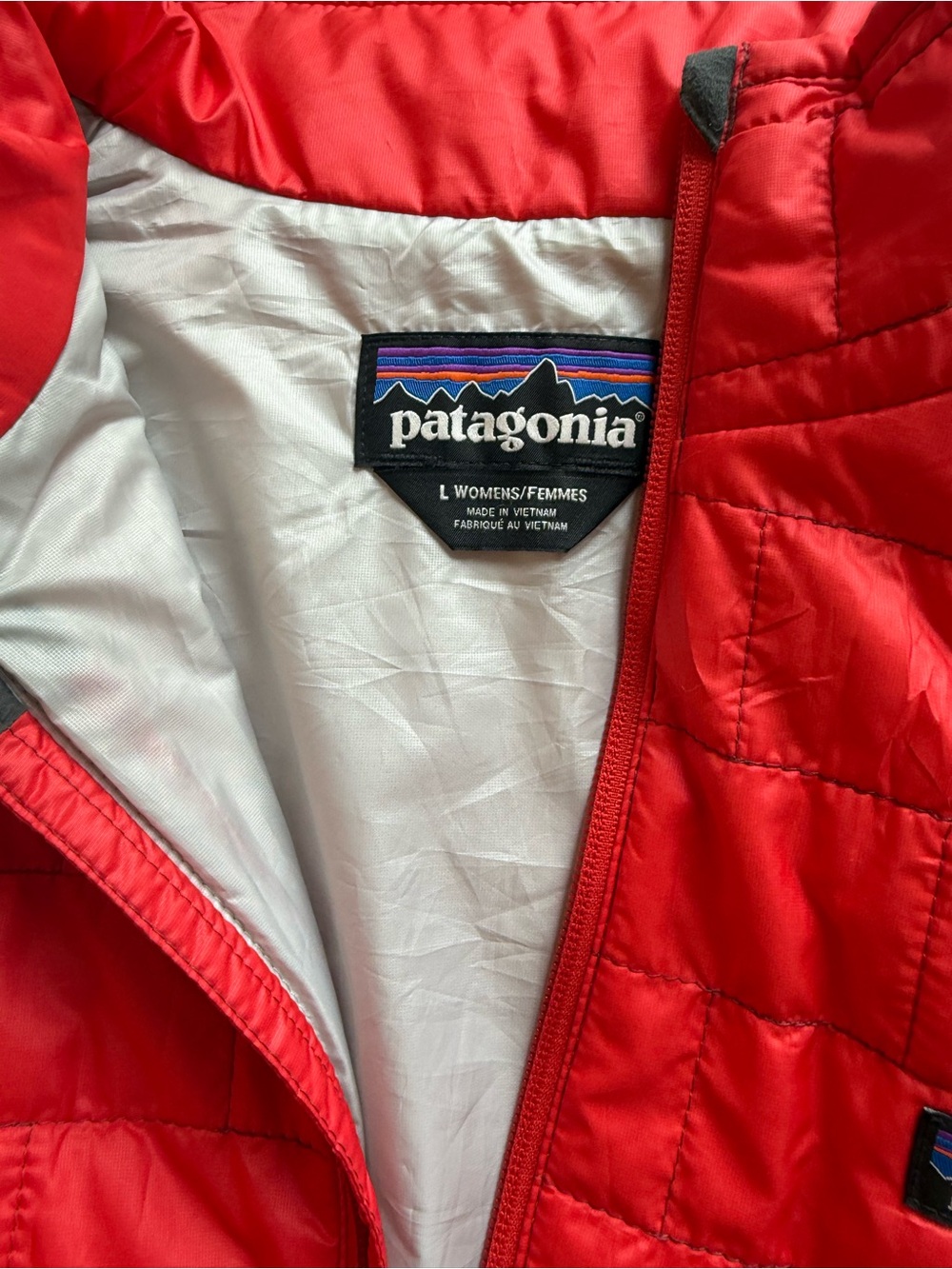 Patagonia Women's Red Quilted Insulated Vest